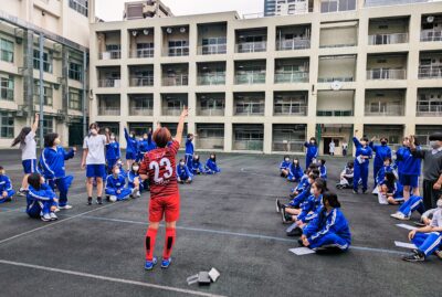スポーツコミュニケーション～フットサル編～を実施しました！（東京都立忍岡高等学校さま） | ガイダンス